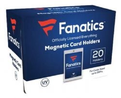 FANATICS -  PROTECTEUR DE CARTE FERMETURE MAGNÉTIQUE 35PT (PAQUET DE 20)