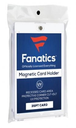 FANATICS -  PROTECTEUR DE CARTE FERMETURE MAGNÉTIQUE 35PT