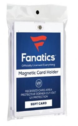 FANATICS -  PROTECTEUR DE CARTE FERMETURE MAGNÉTIQUE 55PT