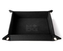 FANROLL -  PLATEAU À DÉS PLIABLE EN VELOURS - NOIR