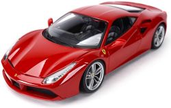 FERRARI -  458 GTB, ROUGE - 1/18 -  RACE AND PLAY