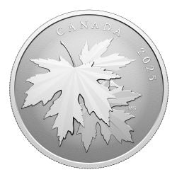 FEUILLE D'ÉRABLE -  FEUILLES D'ÉRABLE EN ARGENT - -  PIÈCES DU CANADA 2025