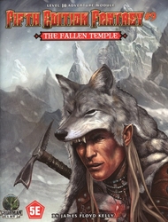 FIFTH EDITION FANTASY -  THE FALLEN TEMPLE (ANGLAIS) -  AVENTURE 9