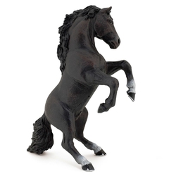 FIGURINE PAPO -  CHEVAL CABRE NOIR (14 CM) -  HORSES, FOALS AND PONIES 51522