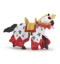 FIGURINE PAPO -  CHEVAL DU ROI ARTHUR (10 CM) -  MEDIEVAL AND FANTASY 39951