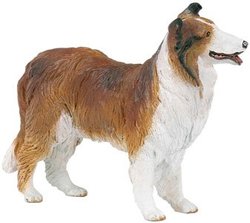 FIGURINE PAPO -  COLLEY (6.5 CM) -  DOG & CAT COMPANIONS 30230