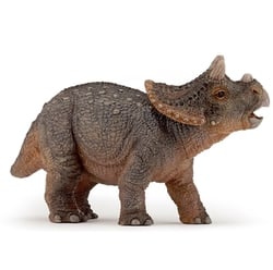 FIGURINE PAPO -  JEUNE TRICÉRATOPS (10 CM) -  THE DINOSAURS 55036