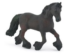 FIGURINE PAPO -  JUMENT FRISON (11 CM) -  HORSES, FOALS AND PONIES 51067