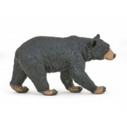 FIGURINE PAPO -  OURS NOIR (5.10 CM X 1.80 CM X 4.00 CM) -  WILD ANIMAL KINGDOM 50271