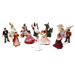 FIGURINE PAPO -  TUBE DE 12 MINI-FIGURINES -  THE ENCHANTED WORLD 33012