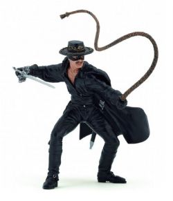 FIGURINE PAPO -  ZORRO AVEC FOUET -  HISTORICALS 30261