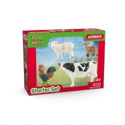 FIGURINE SCHLEICH -  ENSEMBLE DE DÉMARRAGE FARM WORLD FARM -  MONDE DE LA FERME 42729