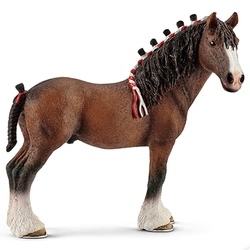 FIGURINE SCHLEICH -  HONGRE CLYDESDALE (12.5 CM) -  FARM WORLD 13808