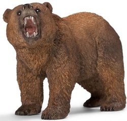 FIGURINE SCHLEICH -  OURS GRIZZLY (10CM) -  WILD LIFE 14685