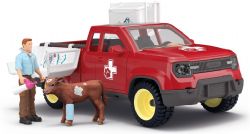 FIGURINE SCHLEICH -  PRISE EN CHARGE VÉTÉRINAIRE À LA FERME -  FARM WORLD 42727