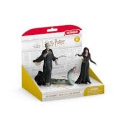 FIGURINE SCHLEICH -  VOLDEMORT & NAGINI & BELLATRIX -  HARRY POTTER 42684