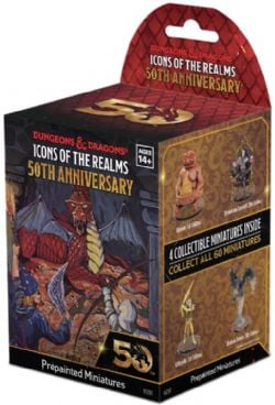 FIGURINES JEU DE ROLE -  50TH ANNIVERSARY PAQUET BOOSTER -  ICONS OF THE REALMS