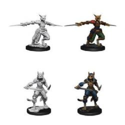 FIGURINES JEU DE ROLE -  FEMALE TABAXI ROGUE (2) -  D&D NOLZUR'S MARVELOUS MINIATURES DUNGEONS & DRAGONS 5