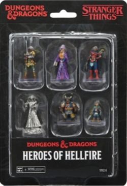 FIGURINES JEU DE ROLE -  HEROES OF HELLFIRE - PAINTED MINI -  STRANGER THINGS