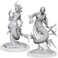 FIGURINES JEU DE ROLE -  MERFOLK -  DUNGEONS & DRAGONS D&D NOLZUR'S MARVELOUS MI