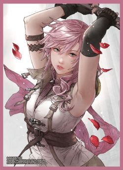 FINAL FANTASY -  POCHETTES TAILLE STANDARD - LIGHTNING (100)