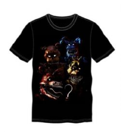 FIVE NIGHTS AT FREDDY'S -  T-SHIRT SHARP TEETH - NOIR
