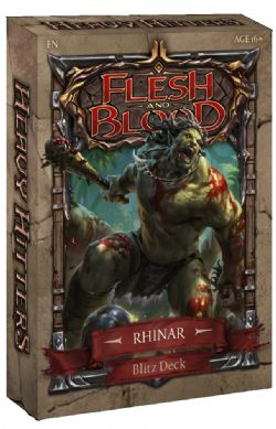 FLESH AND BLOOD -  BLITZ DECK - RHINAR (ANGLAIS) -  HEAVY HITTERS