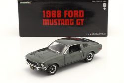 FORD -  1968 MUSTANG GT FASTBACK - 1/18 - GRISE