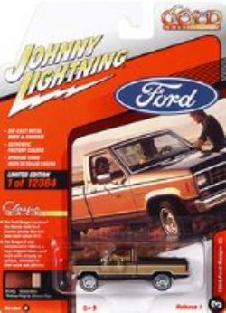FORD -  1984 FIRD RANGER XL - BRUN -  JOHNNY LIGHTNING B