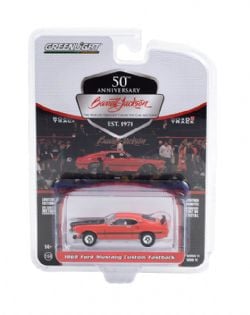 FORD -  MUSTANG CUSTOOM FASTBACK 1969 - 1/64 -  BARRETT-JACKSON 50TH ANNIVERSARY