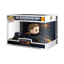 FORMULE 1 -  FIGURINE POP! RIDES EN VINYLE DE MAX VERSTAPPEN (10 CM) -  ORACLE RED BULL RACING 315