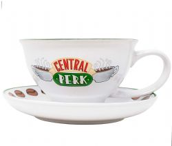 FRIENDS -  ENSEMBLE TASSE À THÉ ET SOUCOUPE - CENTRAL PERK