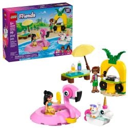 FRIENDS -  LA SOIRÉE PISCINE AVEC LA LICORNE ET LE FLAMANT ROSE (99 PIÈCES) 42658