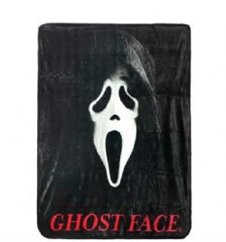 FRISSONS -  COUVERTURE ULTRA DOUCE DE GHOST FACE (116 CM X 152 CM)