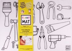 FUNNY MAT -  NAPPERON À COLORIER - OUTILS - PETIT