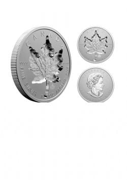 FÉA ULTRA-INCUSE -  FEUILLE D'ÉRABLE EN ARGENT (FÉA) ULTRA-INCUSE DE 1 OZ -  PIÈCES DU CANADA 2021 01