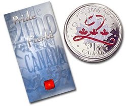 FÊTE DU CANADA -  FIERTÉ -  PIÈCES DU CANADA 2000 02