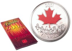 FÊTE DU CANADA -  L'ESPRIT CANADIEN -  PIÈCES DU CANADA 2001 03