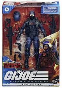 G.I. JOE -  FIGURINE DE COBRA TROOPER (COBRA ISLAND) (15 CM) (EXCLUSIF TARGET) -  CLASSIFIED SERIES 12