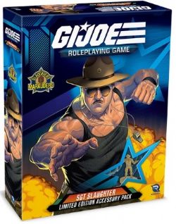 G.I. JOE: ROLEPLAYING GAMES -  SGT SLAUGHTER - LIMITED EDITION ACESSORY PACK (ANGLAIS) -  FIGURINE JDR ESSENCE 20
