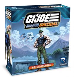 G.I.JOE -  SGT SLAUGHTER FIGURE PACK (ANGLAIS) -  MISSION CRITICAL RENEGADE GAME