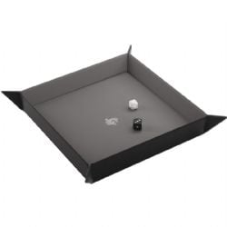 GAMEGENIC -  PLATEAU À DÉS MAGNÉTIQUE - NOIR & GRIS (269*269MM)
