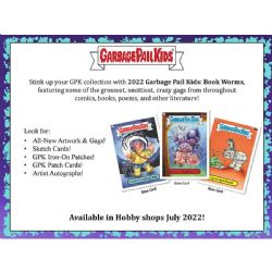 GARBAGE PAIL KIDS -  TOPPS SERIES 1 BOOK WORMS HOBBY (P8/B24/C8)