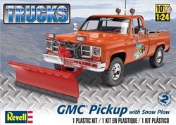 GMC -  PICKUP AVEC CHASSE-NEIGE 1/24 (NIVEAU 2) -  REVELL