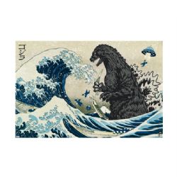 GODZILLA -  AFFICHE TERRE DES LION (56 X 86.5 CM)
