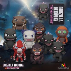 GODZILLA VS KONG -  PORTE-CLÉ FIGURINE 3D ALÉATOIRE - SÉRIE 1 -  LE NOUVEL EMPIRE