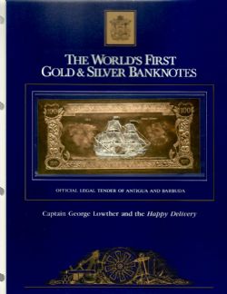 GOUVERNEMENT D'ANTIGUA & BARBUDE -  LE HAPPY DELIVERY DU CAPITAINE GEORGE LOWTHER -  100 DOLLARS 1981
