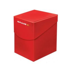 GRADE 10 -  BOÎTE DE DECK EN PLASTIQUE (80+) - ROUGE