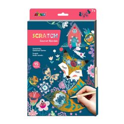 GRAND LIVRE SCRATCH -  JARDIN SECRET (MULTILINGUE)
