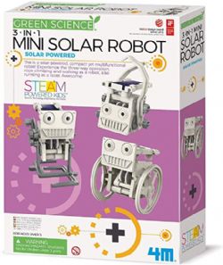 GREEN SCIENCE -  MINI ROBOT SOLAIRE 3-EN-1 (MULTILINGUE)